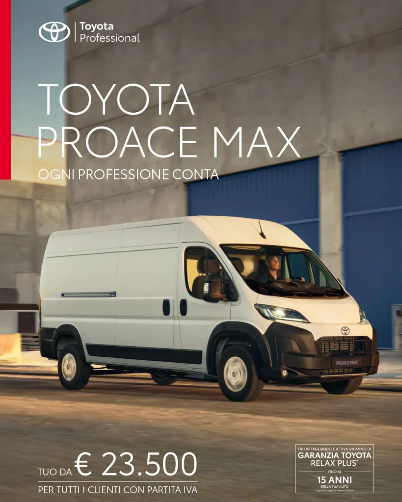 toyota proace max spazio torino