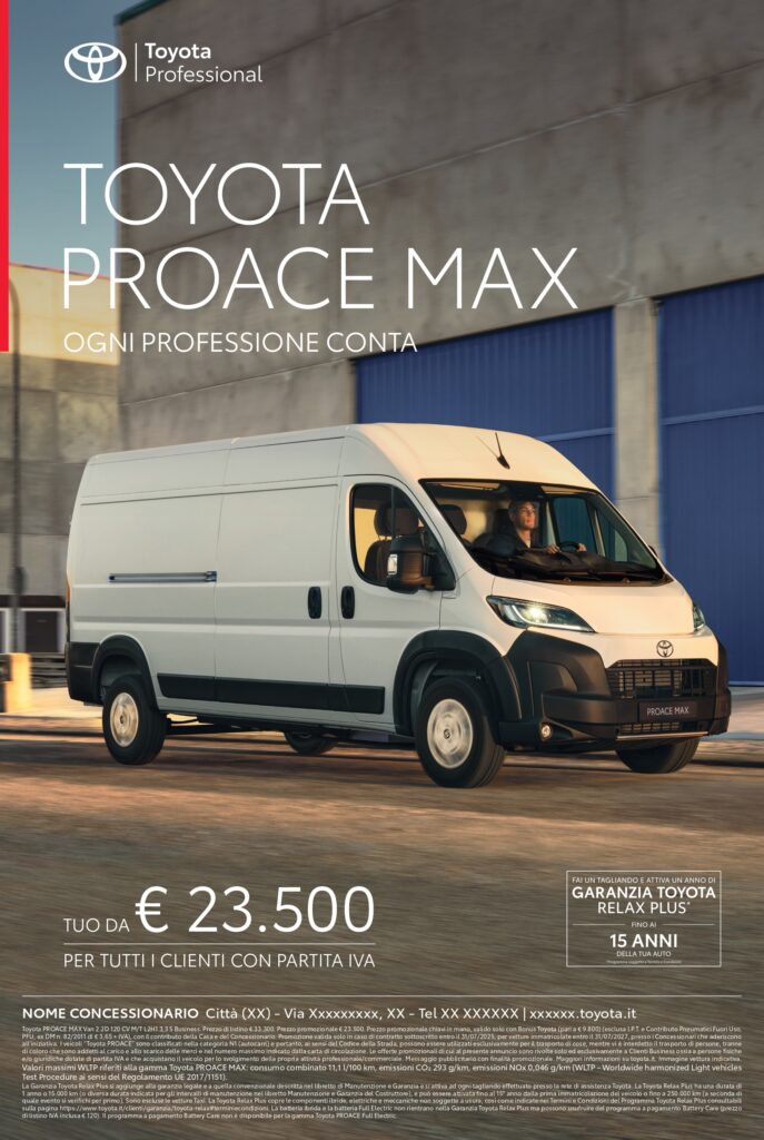 toyota proace max spazio torino