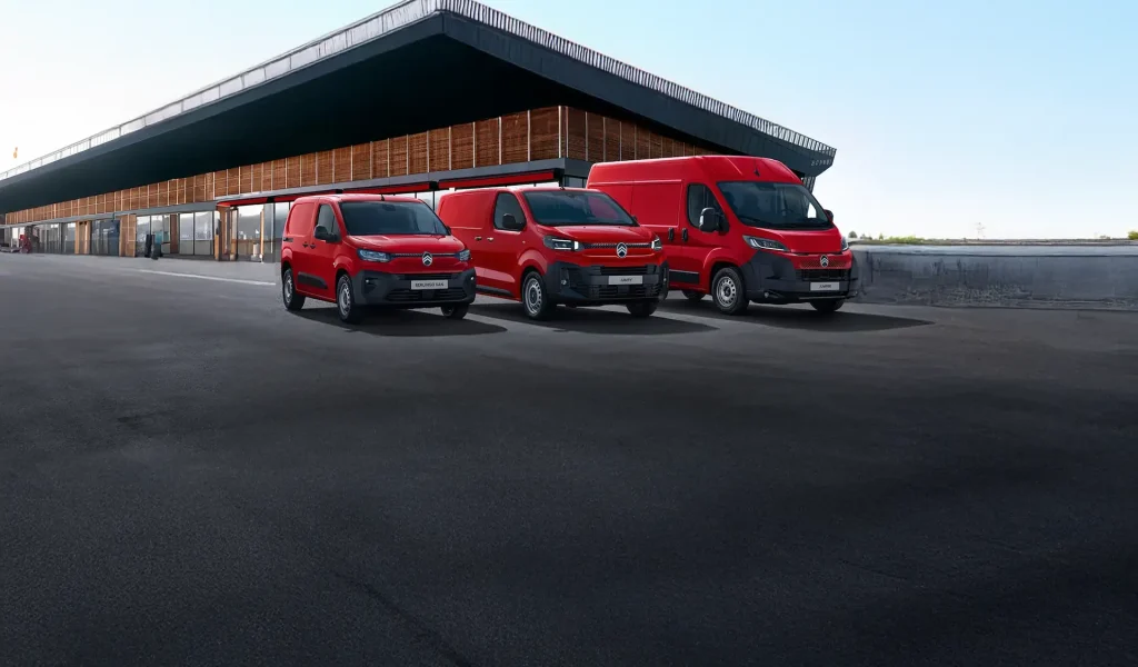 gamma veicoli commerciali citroen rossi